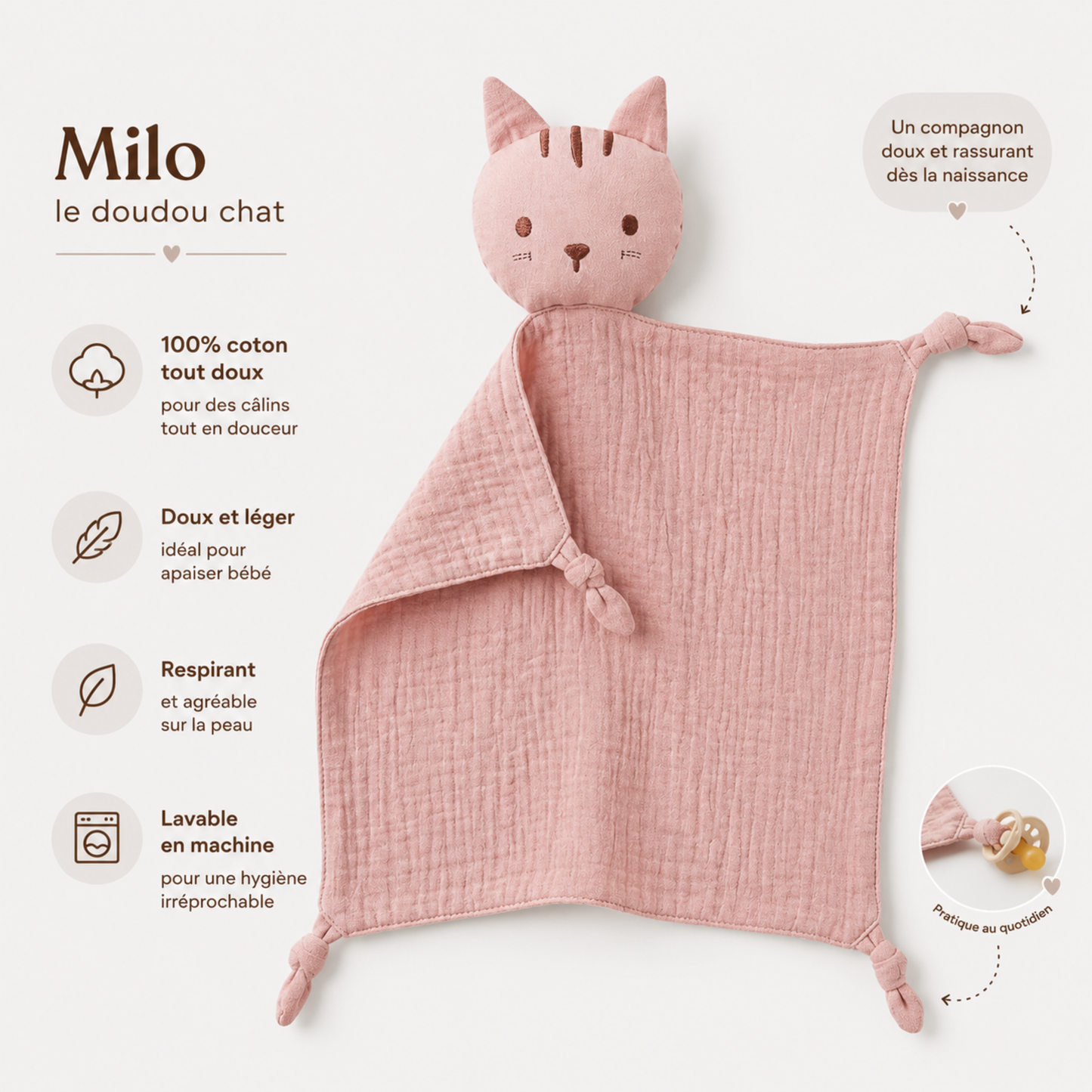 Cat Lovey 100% Cotton