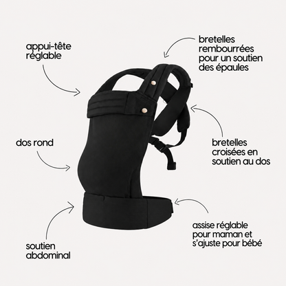 Porte-bébé HelloBiboo Koala — Noir