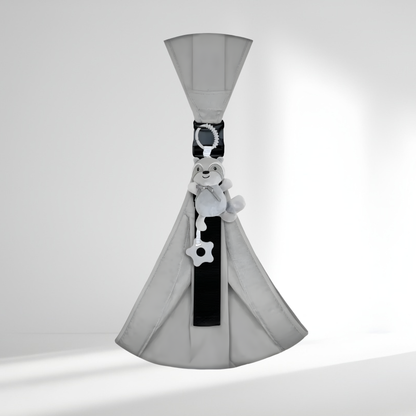 Doudou de dentition à accrocher – Jouet d’éveil bébé