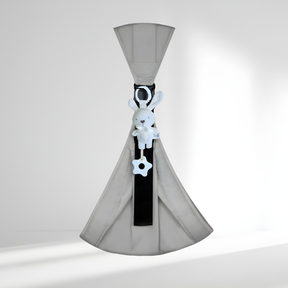 Doudou de dentition à accrocher – Jouet d’éveil bébé