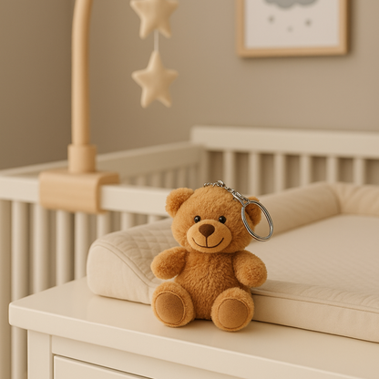 Petit ours à accrocher – Jouet d’éveil bébé