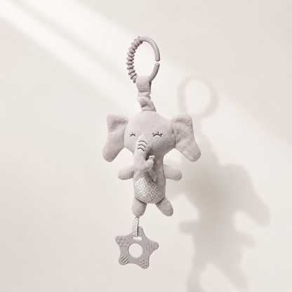 Doudou de dentition à accrocher