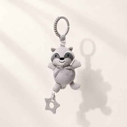 Doudou de dentition à accrocher