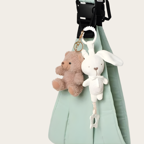 Doudou de dentition à accrocher