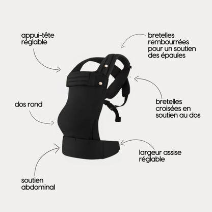 Porte-bébé HelloBiboo Koala — Noir