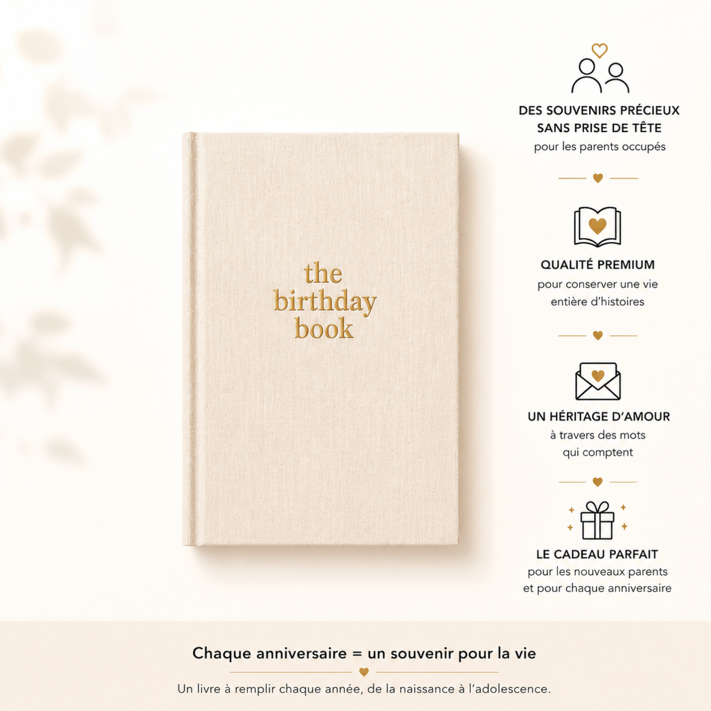 The Birthday Book™ – Livre Souvenir d'Anniversaire