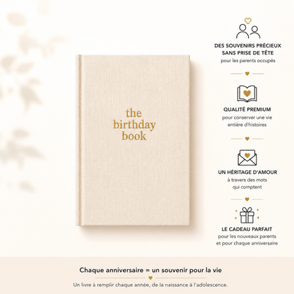 The Birthday Book™ – Livre Souvenir d'Anniversaire