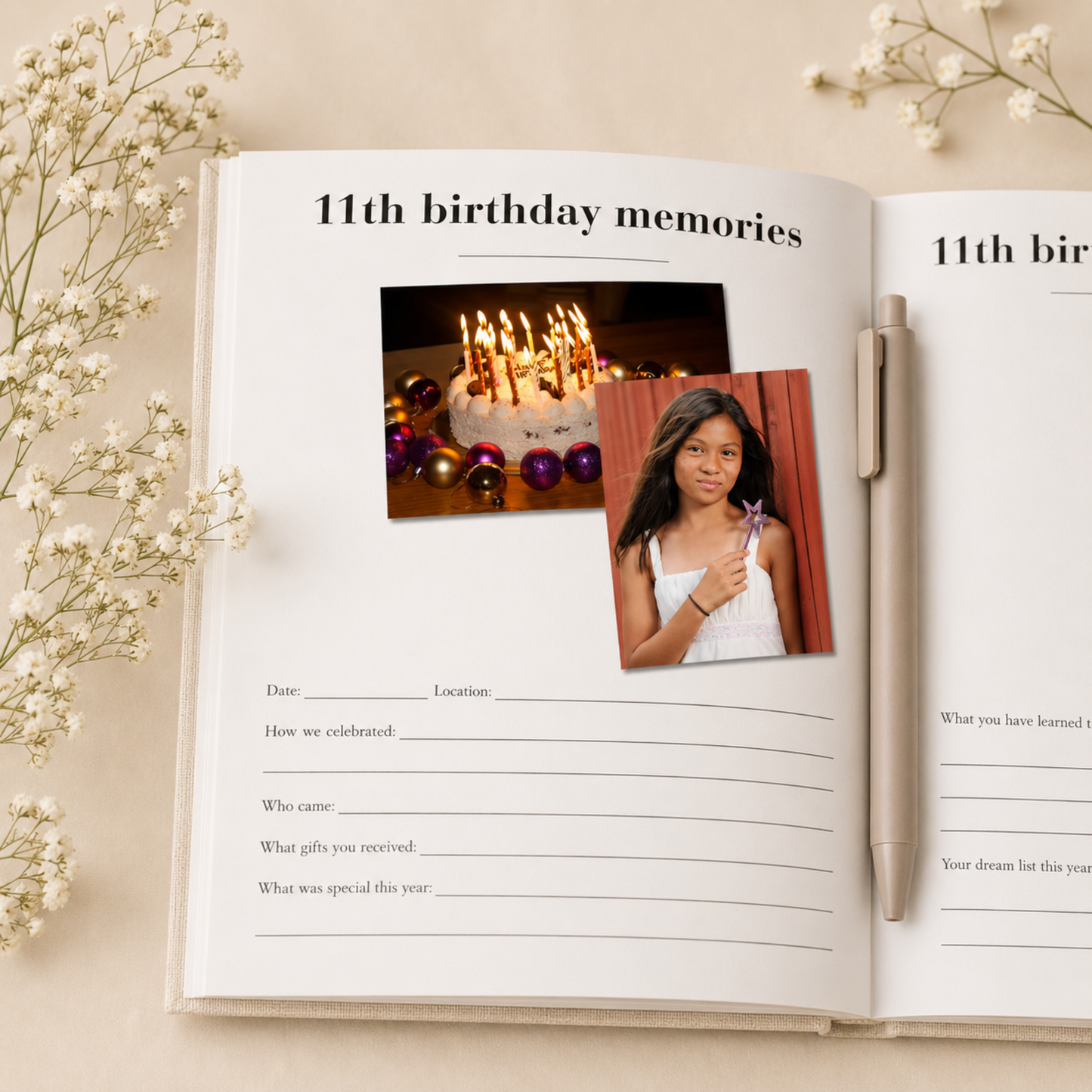 The Birthday Book™ – Livre Souvenir d'Anniversaire
