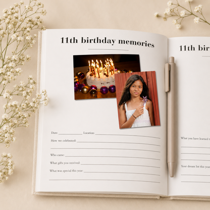 The Birthday Book™ – Livre Souvenir d'Anniversaire