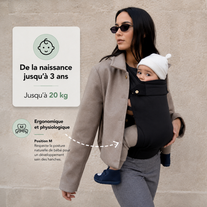 Porte-bébé HelloBiboo Koala — Noir