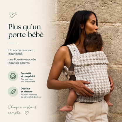 Porte-bébé HelloBiboo Koala — Pied-de-poule