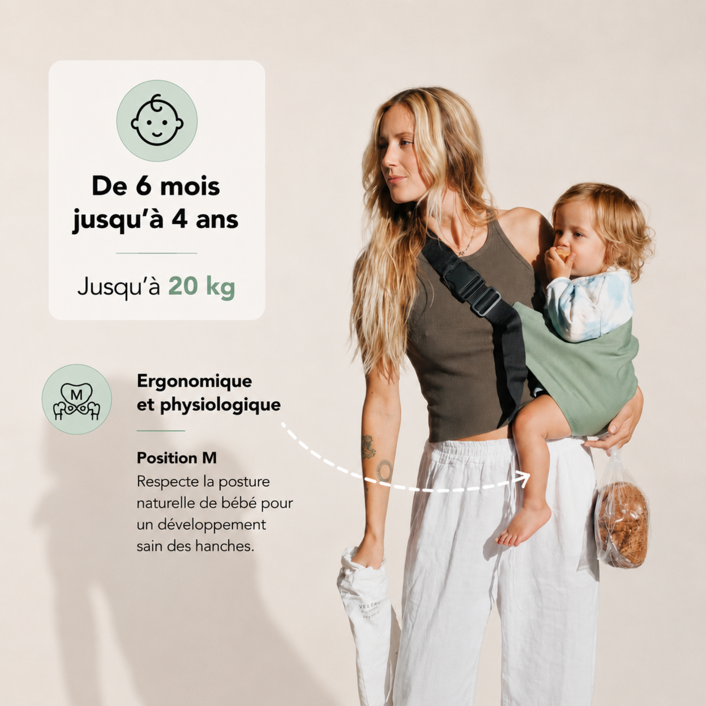 Porte-bébé sling — HelloBiboo