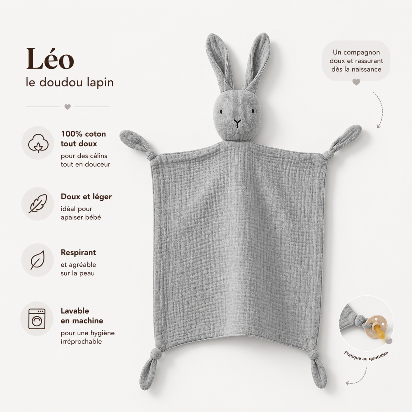 Bunny Comforter 100% Cotton
