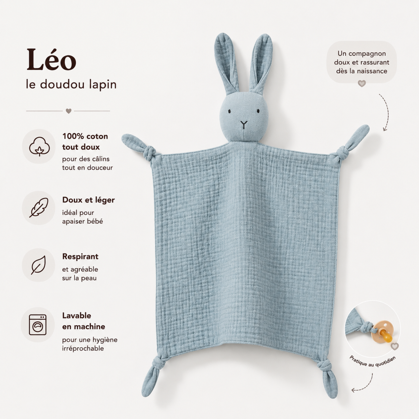 Bunny Comforter 100% Cotton