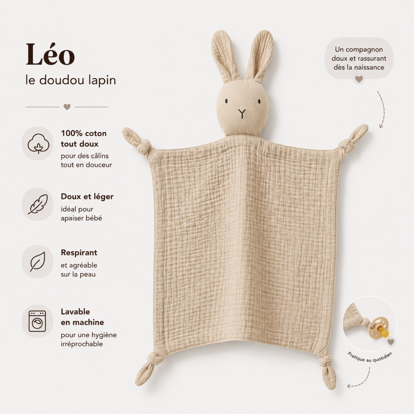 Bunny Comforter 100% Cotton
