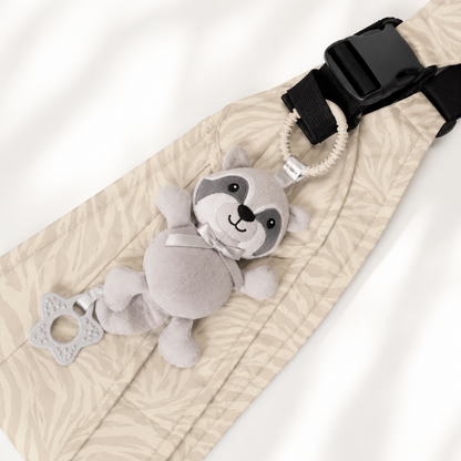 Doudou de dentition à accrocher