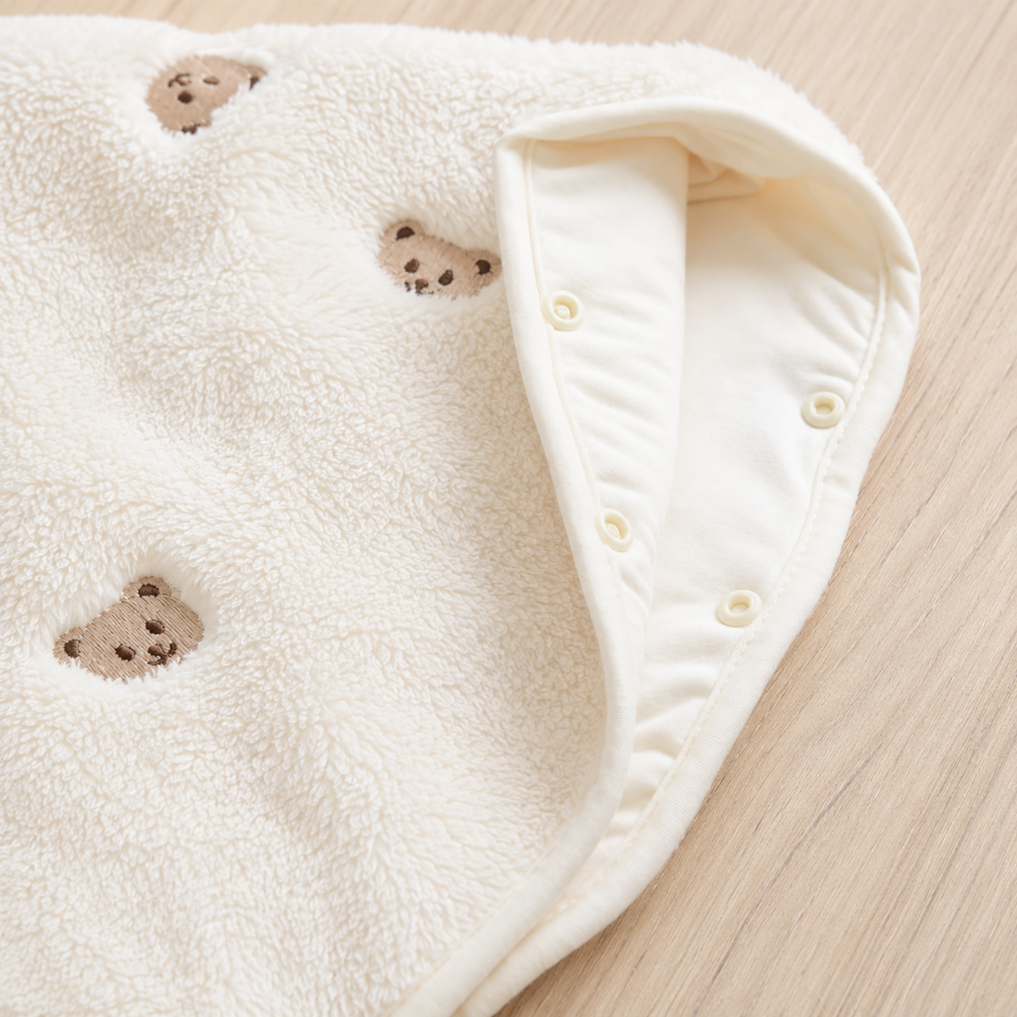 Fleece cape coat