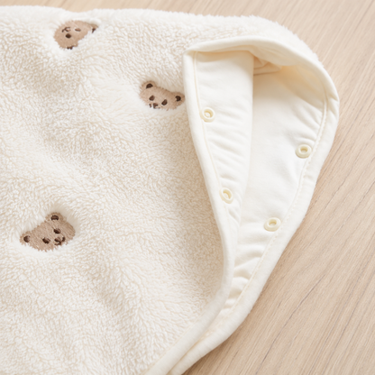 Fleece cape coat
