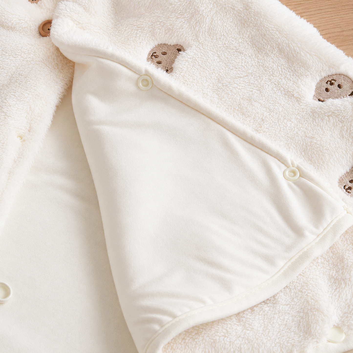 Fleece cape coat
