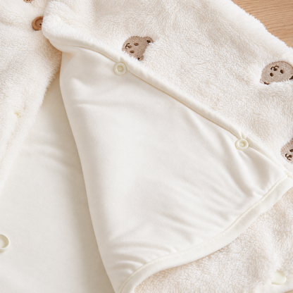 Fleece cape coat