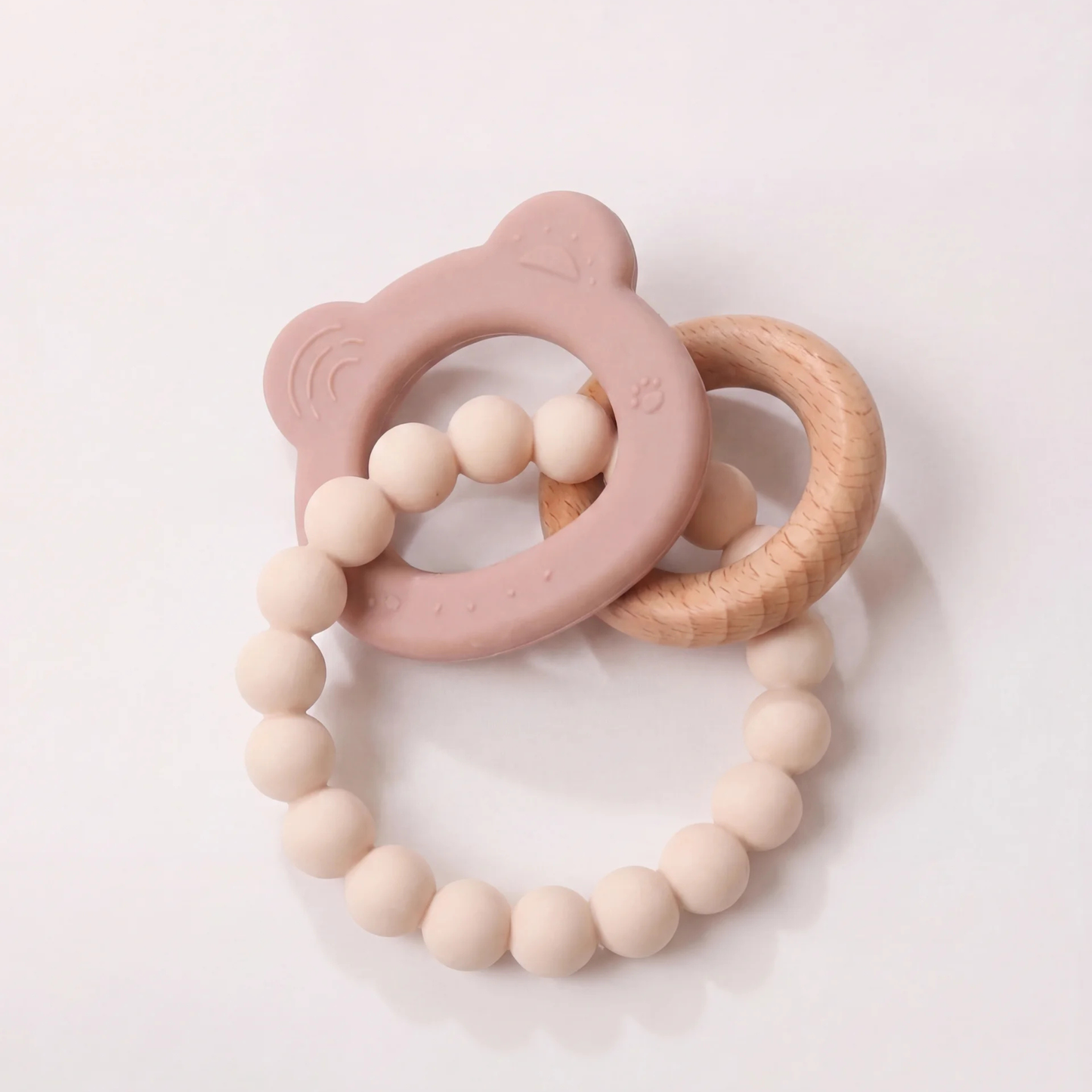 Anneau de Dentition Naturel – Bois & Silicone