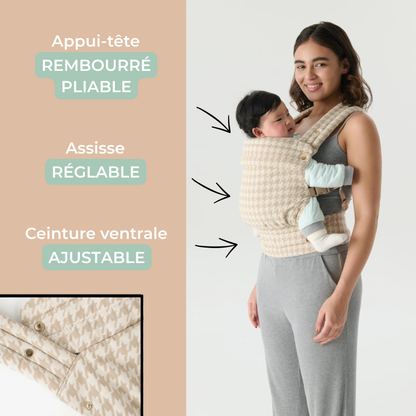 Porte-bébé koala physiologique ergonomique — HelloBiboo™