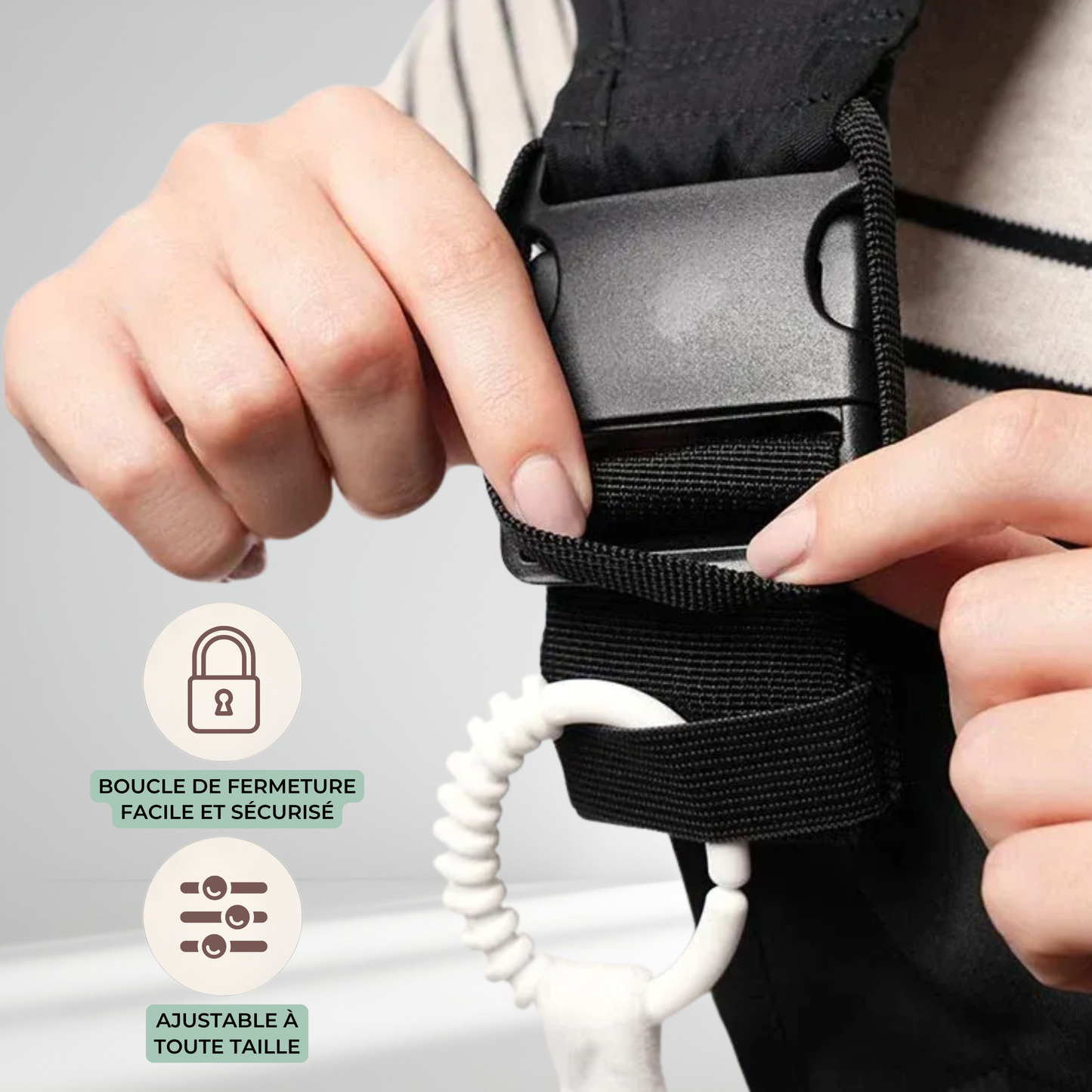 Porte-bébé écharpe ergonomique — HelloBiboo™