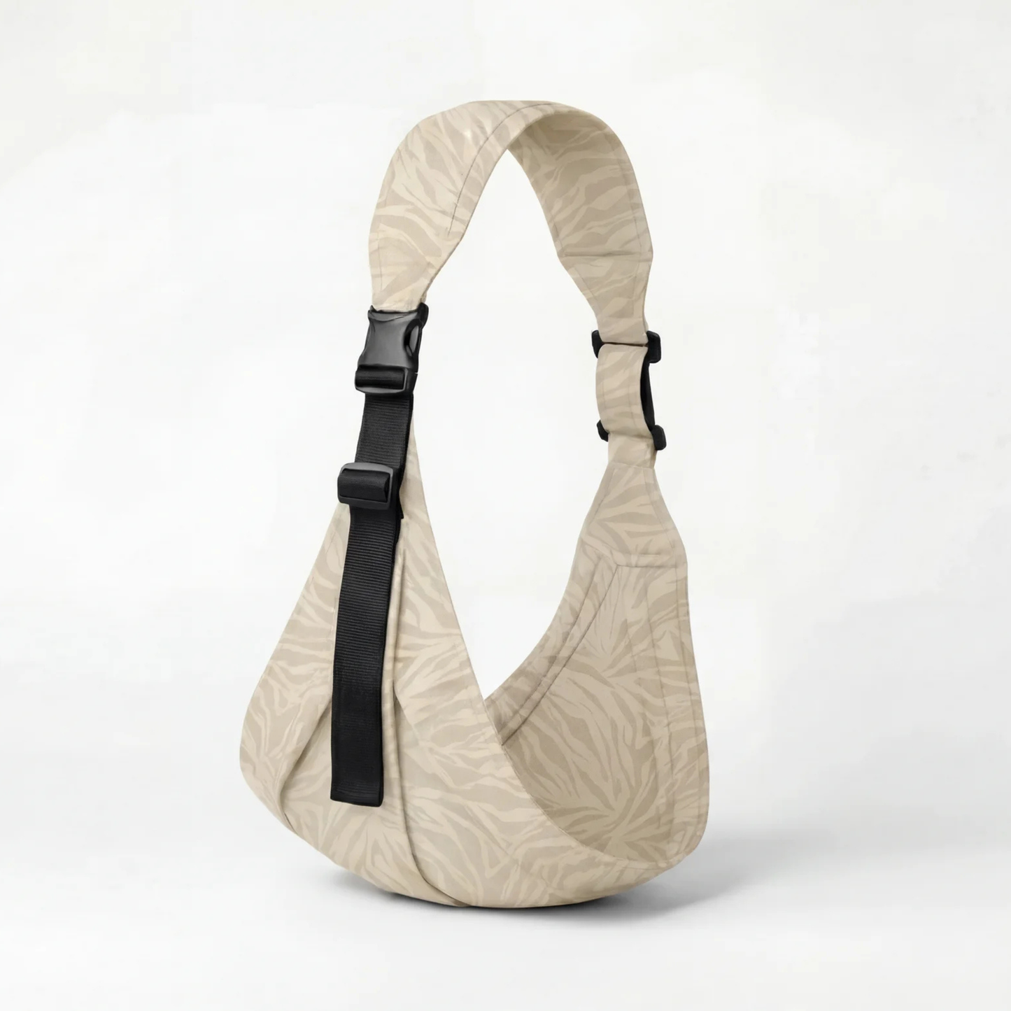 Porte-bébé bandoulière physiologique ergonomique HelloBiboo avec motif tigre