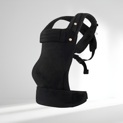 Porte-bébé physiologique et ergonomique HelloBiboo couleur noire
